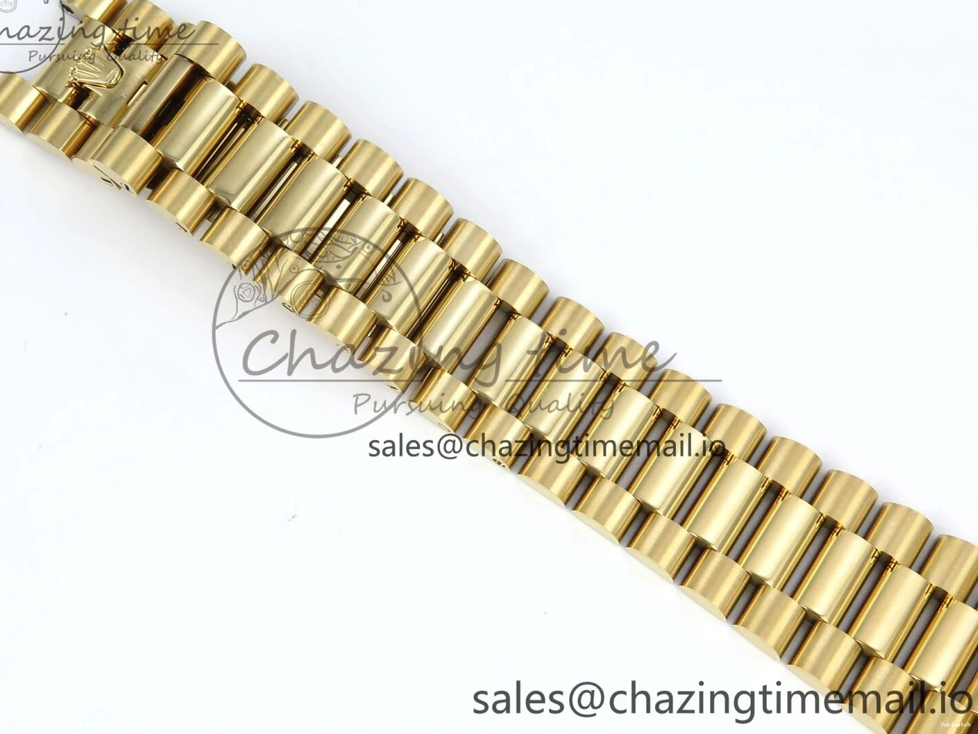 Bracelet Black 40 QF Diamonds Weight) Best YG on DayDate A2836 Dial V5 (Gain Bezel President Green Edition 1:1 0429